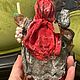 Баба Яга - Ёлочная /  Интерьерная игрушка. Интерьерная кукла. Ватная игрушка IrenByr - Wearefromchildhood. Интернет-магазин Ярмарка Мастеров.  Фото №2