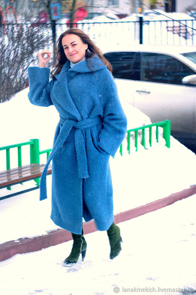 blue mohair coat