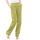 Olive straight trousers made of 100% linen. Pants. etnoart. Online shopping on My Livemaster.  Фото №2