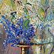 Order Oil painting 'Spring bouquet with bird cherry', framed. Zhanne Shepetova. Livemaster. . Pictures Фото №3