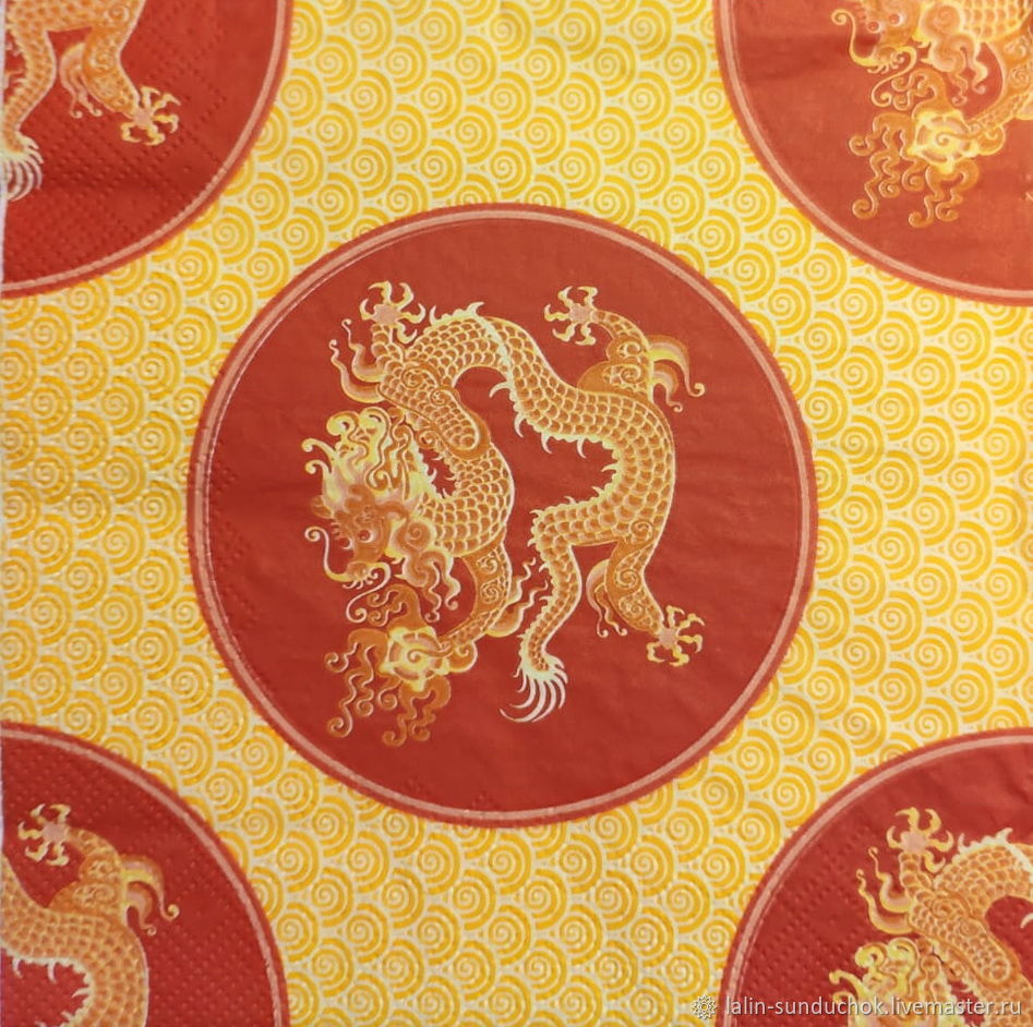 Салфетка для декупажа \"Китайский дракон\" в интернет-магазине на Ярмарке ...