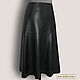 Illyrica skirt made of genuine leather/suede (any color). Skirts. Elena Lether Design. Online shopping on My Livemaster.  Фото №2