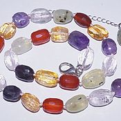 Работы для детей, handmade. Livemaster - original item Beads made of natural faceted gems.. Handmade.