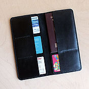 Сумки и аксессуары handmade. Livemaster - original item Wallet with a passport section. Handmade.