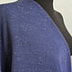 Домотканый платок "Звездное небо". Хлопок + шелк. Платки. Weaving Finds. Ручное ткачество.. Ярмарка Мастеров.  Фото №4