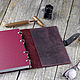 Glider A5 notebook made of genuine leather. Planner Notebooks. KullikovCraft. My Livemaster. Фото №5
