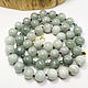 60 cm Beads 'Saxifrage' (gray-green quartz), Beads2, Gatchina,  Фото №1