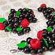Kit with black currant and raspberry. Jewelry Sets. Romanycheva Natalia. My Livemaster. Фото №4