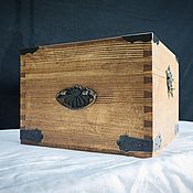 Для дома и интерьера handmade. Livemaster - original item Harry, solid Pine box. Handmade.