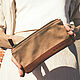 Mini bolso cosmético de cuero y Canvas, Beauticians, Volzhsky,  Фото №1
