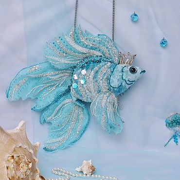 Сумки ручной работы. Ярмарка Мастеров - ручная работа Мини-сумочка "Рыбка". Handmade.