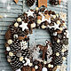 Bambi Christmas Wreath 48 cm. Wreaths. Zuli. Online shopping on My Livemaster.  Фото №2