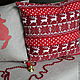 Новогодняя декоративная подушка `Скандинавия`
Представлены две стороны подушки.