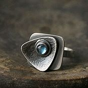 Украшения handmade. Livemaster - original item silver ring with Topaz Midday Rosa(silver, Topaz NAT.). Handmade.