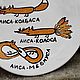 Fox wasp fox sausage fox ear fox mobius Plate with a pattern. Plates. DASHA LEPIT | Ceramic tableware (dashalepit). My Livemaster. Фото №4