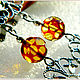 earrings 'kaleidoscope' amber melchior. Earrings. Frollena II. Natural Baltic amber. Online shopping on My Livemaster.  Фото №2