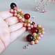 Браслет с Вишней из полимерной глины. Браслет из бусин. Melihova_jewelry Украшения HANDMADE. Ярмарка Мастеров.  Фото №10