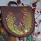 'Autumn kaleidoscope'. Backpacks. Julia Linen tale. Online shopping on My Livemaster.  Фото №2