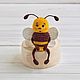  Bumblebee-knitted interior toy, Toys, Anapa,  Фото №1