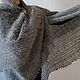 8KT. Warm down shawl, knitted shawl, thick plaid. Shawls. orenbur (Orenbur). Online shopping on My Livemaster.  Фото №2