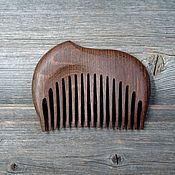 Сувениры и подарки handmade. Livemaster - original item Wooden comb made of bog oak. Handmade.