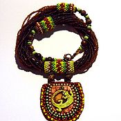 Украшения handmade. Livemaster - original item Necklace: lizard. Handmade.
