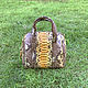 Order Handbag made of Python SETAIRE. Exotic Workshop Python Fashion. Livemaster. . Classic Bag Фото №3