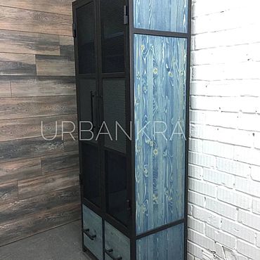 Шкафы: Шкаф в стиле лофт. Urban Craft/Городское Ремесло. Мебель ручной работы - Ярмарка Мастеров Мебель ручной работы. Ярмарка Мастеров - ручная работа Шкафы: Шкаф в стиле лофт. Handmade.