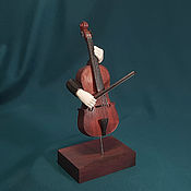 Сувениры и подарки handmade. Livemaster - original item My music. Composition of black and red wood. Handmade.
