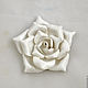 Order White ceramic rose for the interior. Elena Zaychenko - Lenzay Ceramics. Livemaster. . Sculpture Фото №3