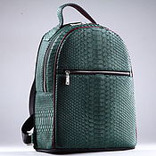 Сумки и аксессуары handmade. Livemaster - original item Python Genuine Leather Backpack IMP0557G. Handmade.