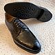 Order Men's derby, made of genuine crocodile leather, in black. SHOES&BAGS. Livemaster. . Derby Фото №3