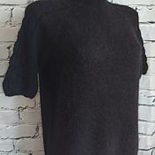 Одежда handmade. Livemaster - original item Angora jumpers in black. Handmade.