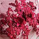 Burgundy lace embroidery for clothing decoration. Applications. StrazoBysinka. Online shopping on My Livemaster.  Фото №2