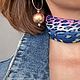 Серьги кольца с подвесками шариками. Серьги классические. Storm Jewellery. Ярмарка Мастеров.  Фото №6