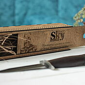 Сувениры и подарки handmade. Livemaster - original item Gift box pencil case for knife (with engraving.). Handmade.