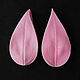 Eustoma Leaf set of silicone viners and cutters. Molds for making flowers. ceramic flowers. Интернет-магазин Ярмарка Мастеров.  Фото №2