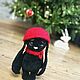 Knitted toy- black hare, new year 2023. Stuffed Toys. igrushkivyzanie. Online shopping on My Livemaster.  Фото №2