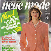 Материалы для творчества handmade. Livemaster - original item Neue Mode 2 Magazine 1990 (February). Handmade.