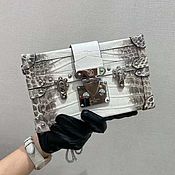Сумки и аксессуары handmade. Livemaster - original item Evening mini handbag, made of genuine crocodile leather.. Handmade.