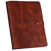 Канцелярские товары handmade. Livemaster - original item Diary on rings made of genuine leather. Handmade.