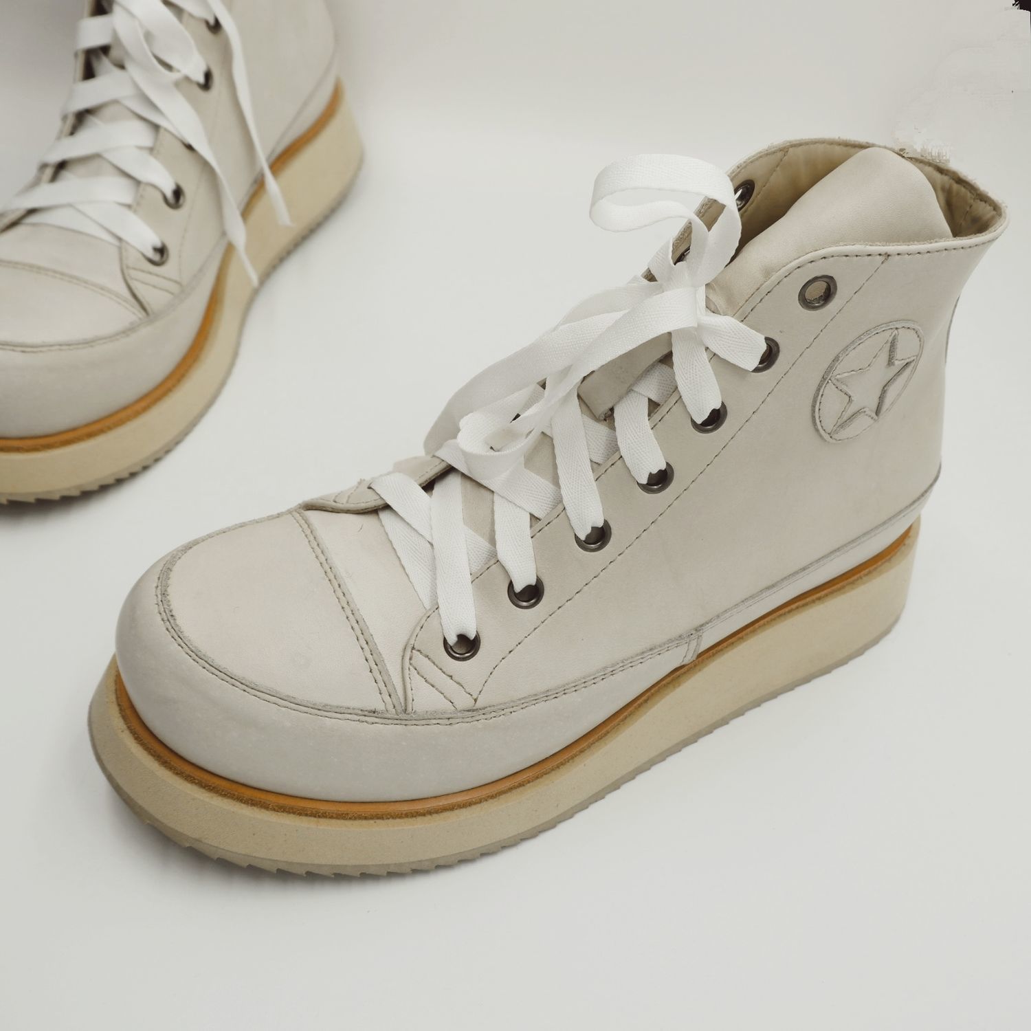 Кеды кожаные на ботиночной подошве в интернет-магазине Ярмарка Мастеров ...