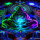 Order Awesome fluorescent glowing painting 'Depths of Space». Fractalika. Livemaster. . Ritual attributes Фото №3