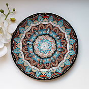 Аксессуары handmade. Livemaster - original item Interior, decorative plate 30cm. Mandala Plate.. Handmade.