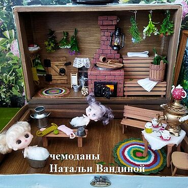 Куклы и игрушки ручной работы. Ярмарка Мастеров - ручная работа Русская банька. Handmade.