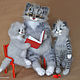 Grandfather TALES Knitted toy cats. Stuffed Toys. Knitted toys Olga Bessogonova. My Livemaster. Фото №4