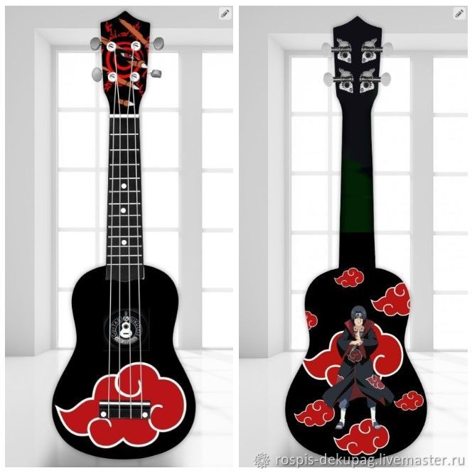 Укулеле "Аниме"(в ассортименте) гавайская гитарка заказать на Ярмарке