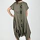 Зеленый комбинезон в стиле милитари- JP0140LE. Комбинезоны. EUG FASHION. Ярмарка Мастеров.  Фото №4
