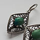Nickel silver, turquoise. Vintage earrings. A million treasures. My Livemaster. Фото №4
