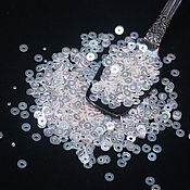 Материалы для творчества handmade. Livemaster - original item Sequins 3 mm No№32 Pink pearls 2 g. Handmade.